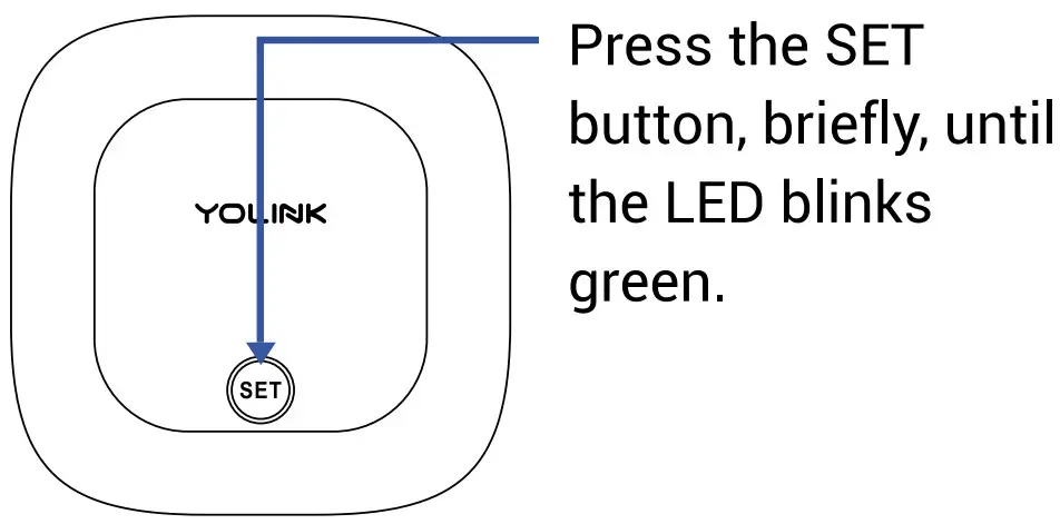 YOLINK YS7904-UC Water Leak Sensor 2 - Power-Up