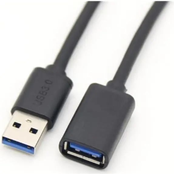 ELBE CA-1042-2M USB 3.0 Male Female Extension Cable 2 Meters Black