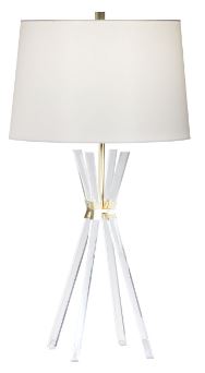ETHAN ALLEN-096011-CLR-Jayce-Acrylic-Table-Lamp