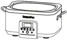 GREENPAN 6QT Slow Cooker A4