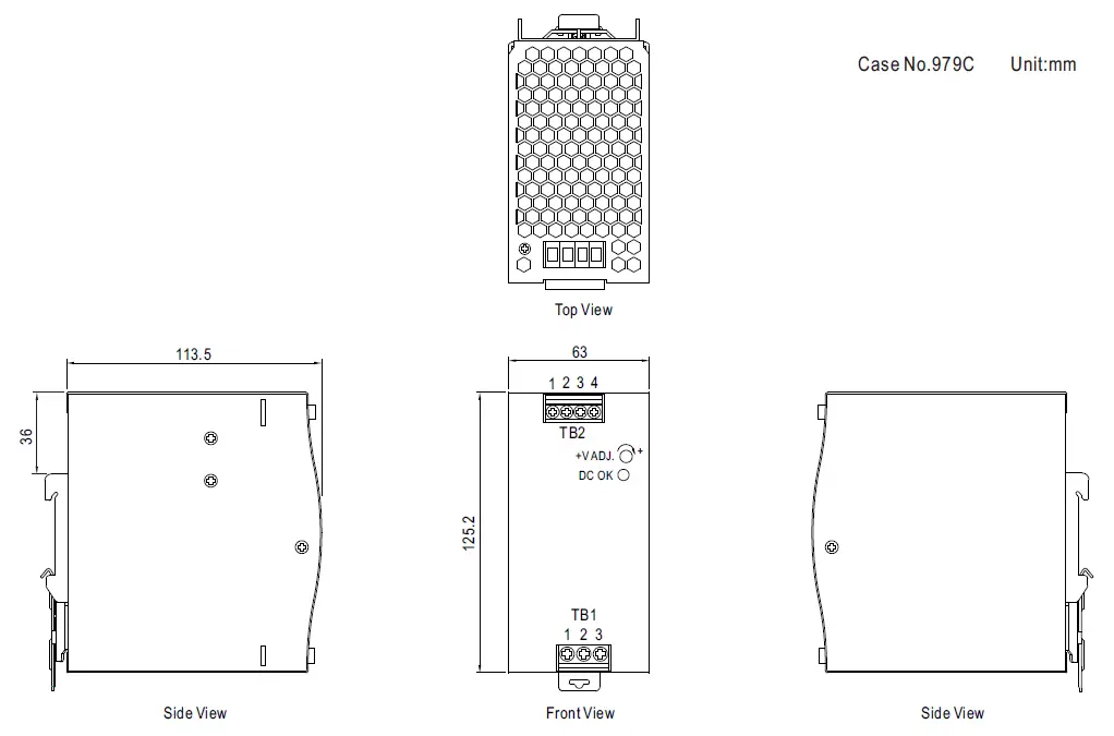 MEAN WELL-NDR-240-Series-240W-Single-Output-Industrial-DIN-RAIL-5