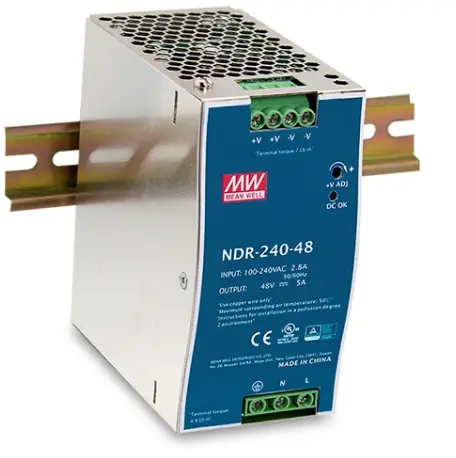 MEAN WELL-NDR-240-Series-240W-Single-Output-Industrial-DIN-RAIL