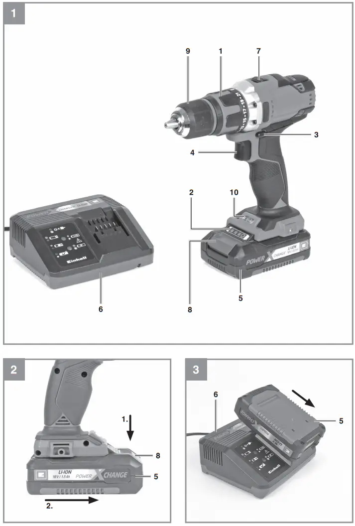 Einhell TE TK 18 2 Li Cordless Screwdriver