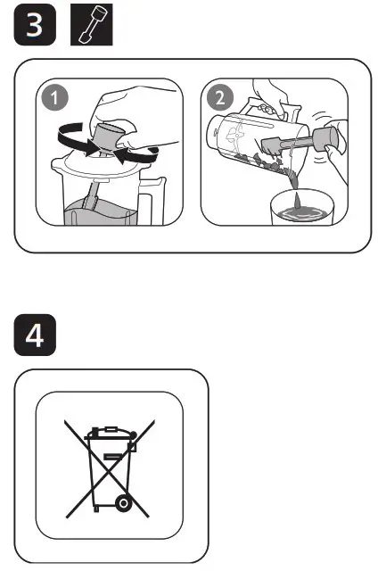 PHILIPS HR3770 Atlantic Flip and Juice Blender - overview 3