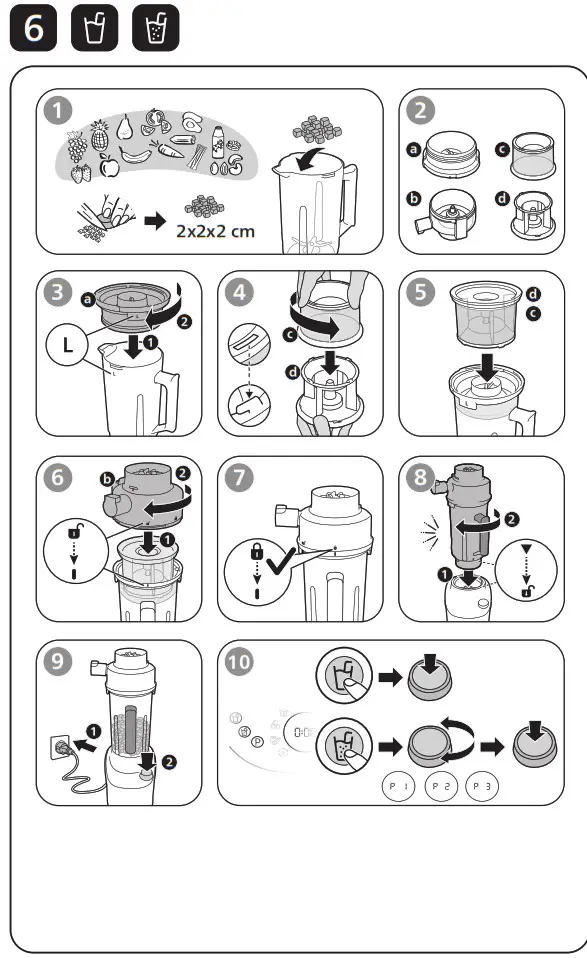 PHILIPS HR3770 Atlantic Flip and Juice Blender - overview 5