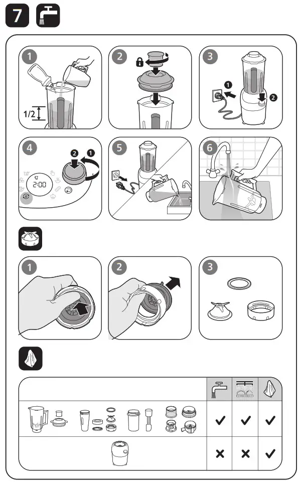 PHILIPS HR3770 Atlantic Flip and Juice Blender - overview 7