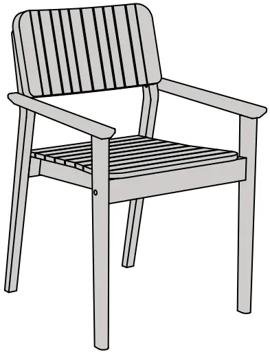 NATERIAL Atlas Dining Arm Chair