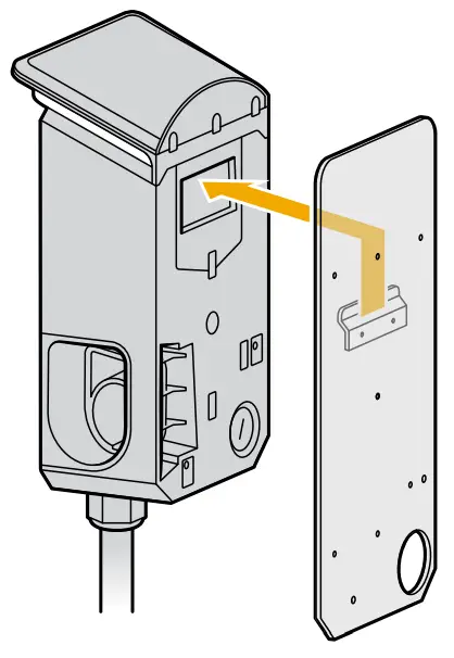 RIVIAN PT00057325 Wall Charger - mounting plate 4
