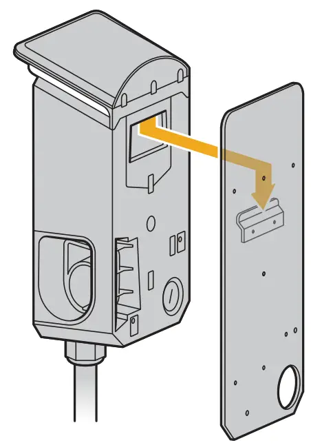 RIVIAN PT00057325 Wall Charger - mounting plate