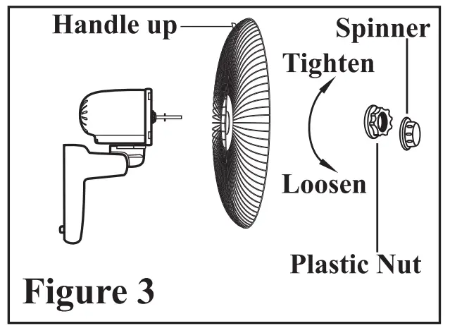 TOYOMI FW3614R 12 Inch Wall Fan with Remote - Figure 2