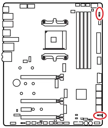 msi meg x570s ace max gaming motherboard - Addressable RGB LED connectors