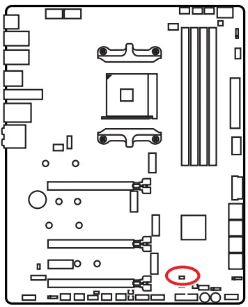 msi meg x570s ace max gaming motherboard - Booting Jumper