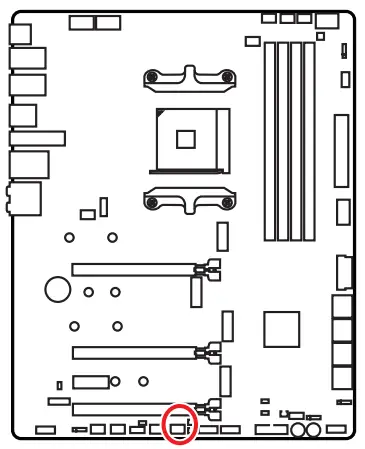 msi meg x570s ace max gaming motherboard - Flow Meter Connector
