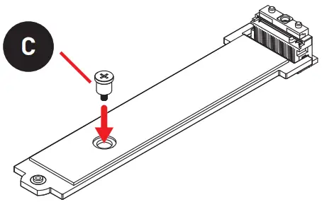 msi meg x570s ace max gaming motherboard - M.2 plate 2