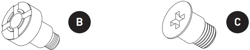 msi meg x570s ace max gaming motherboard - Screws Type 2