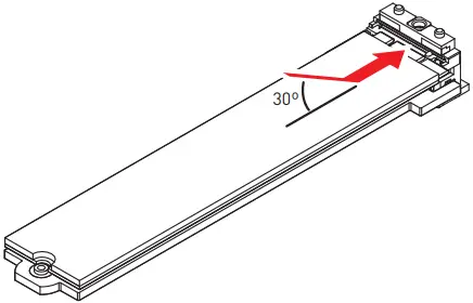 msi meg x570s ace max gaming motherboard - degree angle 2