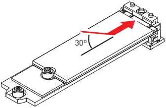 msi meg x570s ace max gaming motherboard - degree angle
