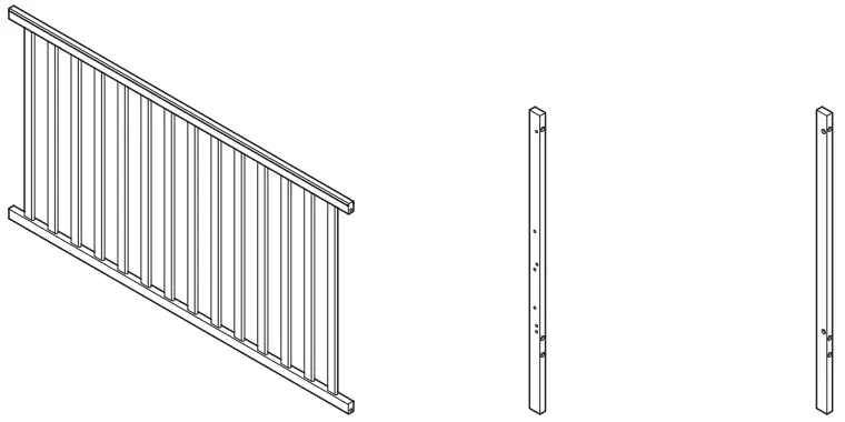 Dream On Me SYNERGY Convertible Crib and Changer - PARTS 1
