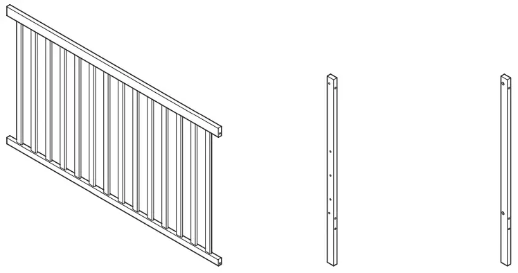 Dream On Me SYNERGY Convertible Crib and Changer - PARTS 2
