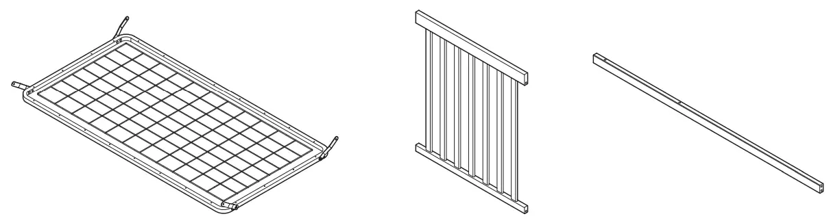 Dream On Me SYNERGY Convertible Crib and Changer - PARTS 3