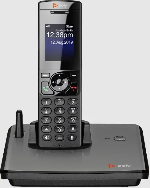 poly VVX D2320 Wireless Handset and Charger