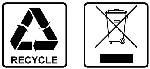 JB SYSTEMS AMP200.4 4-ohm Amplifier User Manual - Disposal icon