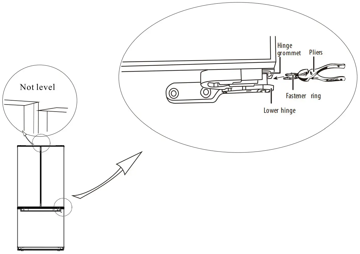 CROSLEY CFDMH 1834 AW Refrigerator - damaged 22