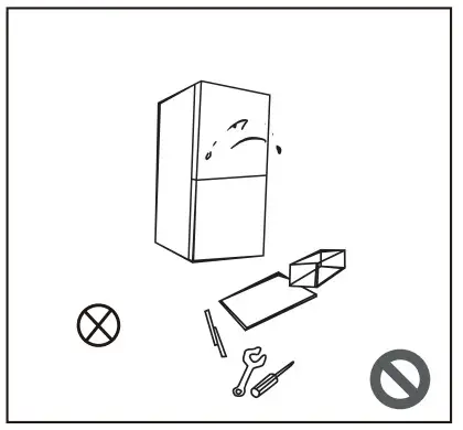 CROSLEY CFDMH 1834 AW Refrigerator - damaged 4