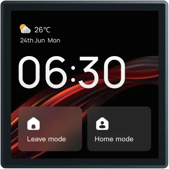 MOES CCP TY EU LN Tuya Wifi Smart Touch Screen Center Control Panel with Voice Control