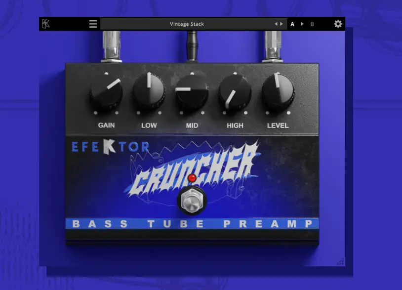 KUASSA EFEKTOR CRUNCHER Bass Tube Preamp