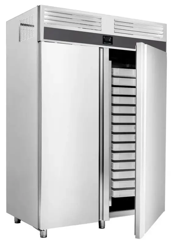 ggm gastro BKSF1700 Bakery Fridge With 2 Stainless Steel Doors