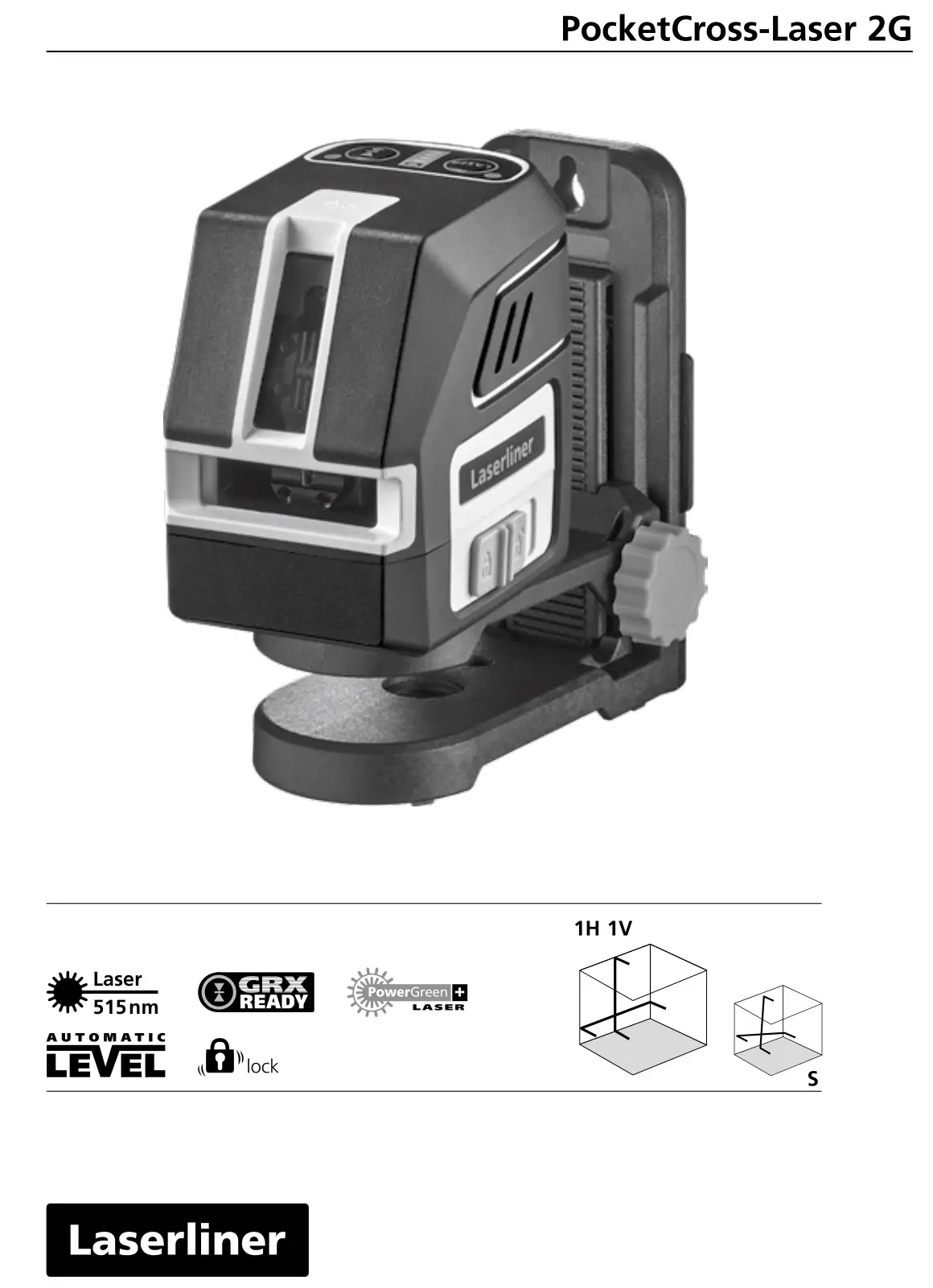 Laserliner PocketCross-Laser 2G Set Instruction Manual