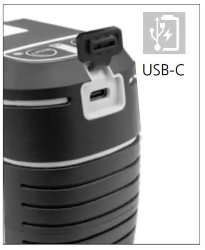 Laserliner PocketCross-Laser 2G Set - Use of lithium-ion rechargeable battery