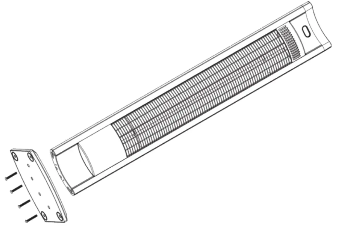 wishco FLEX CarboTek Based Heater - Remote control 2