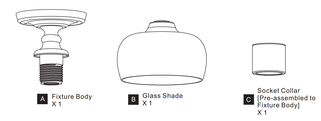 QUOIZEL-QSF5588MBK-Remington-1-Light-Antique-PRODUCT-2