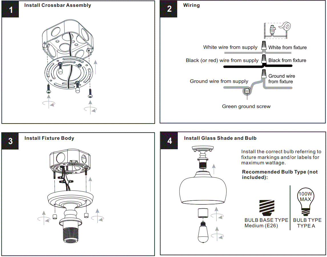 QUOIZEL-QSF5588MBK-Remington-1-Light-Antique-PRODUCT-4