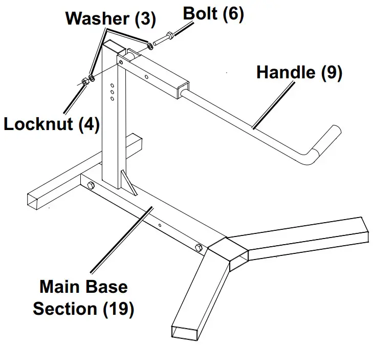 PITTSBURGH 58769 Bead Breaker - Assembly 1