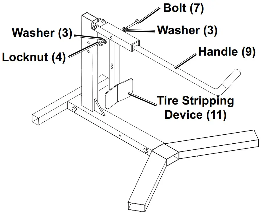 PITTSBURGH 58769 Bead Breaker - Assembly 2