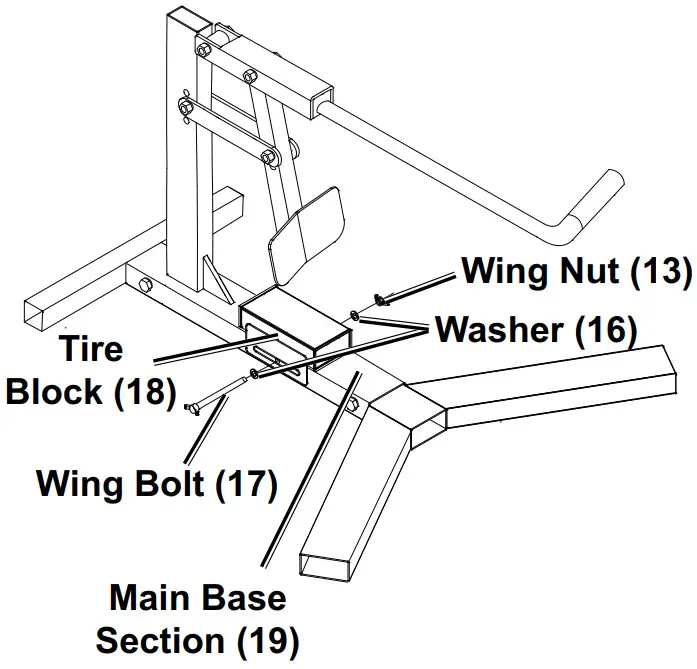 PITTSBURGH 58769 Bead Breaker - Assembly 4