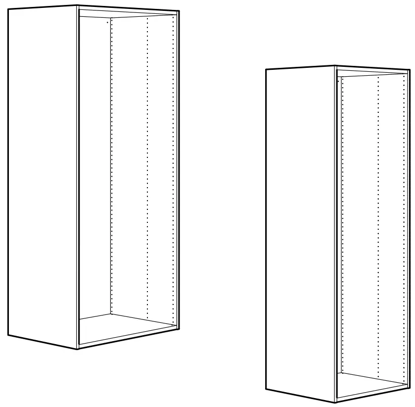 IKEA PLATSA Wardrobes with Doors