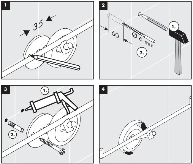 hansgrohe Starck Holders Instruction Manual - How to use