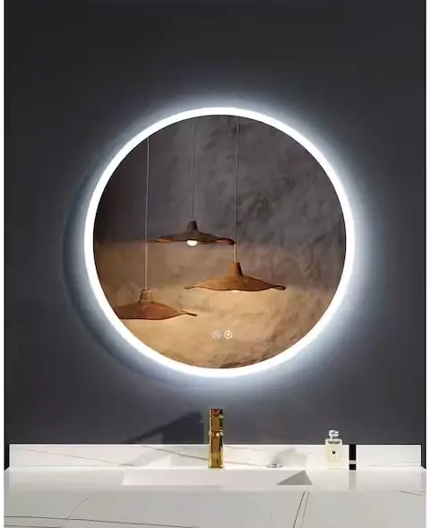 UNBRANDED SADICA001M Sadica Round Frameless Anti-Fog LED Wall Bathroom Vanity