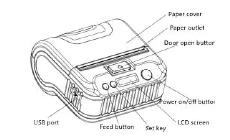 SPIRIT SP-L39 Portable Label Printer fig-1