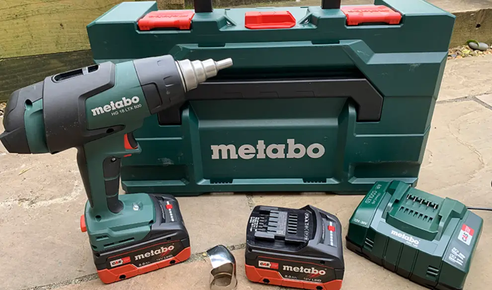 Metabo Hg 18 Ltx 500 Cordless Heat Gun Instruction Manual Metabo Hg 18 Ltx 500 Cordless Heat Gun Instruction Manual