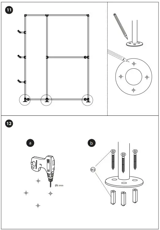 BDA-LIVING-1006521C-Clothes-Rack-with-Shoe-Rack-FIG-12