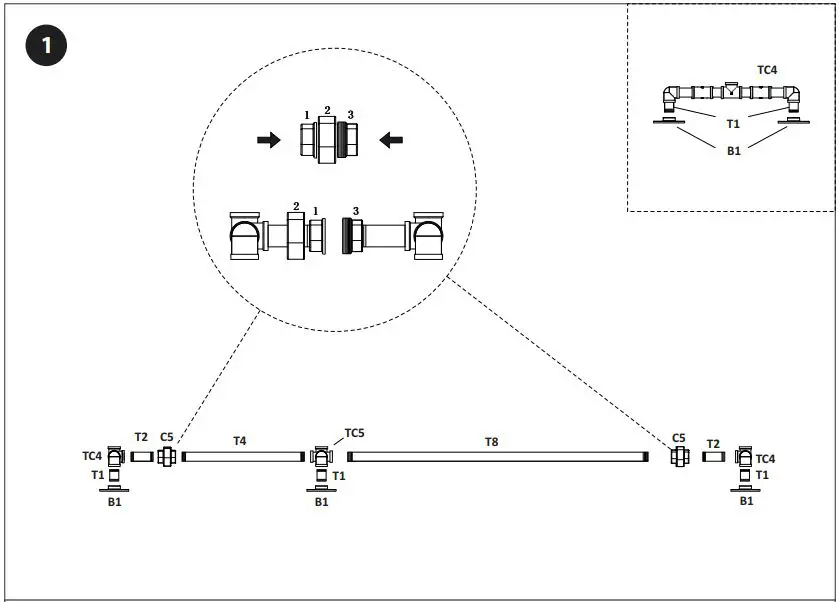 BDA-LIVING-1006521C-Clothes-Rack-with-Shoe-Rack-FIG-3