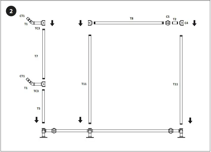 BDA-LIVING-1006521C-Clothes-Rack-with-Shoe-Rack-FIG-4