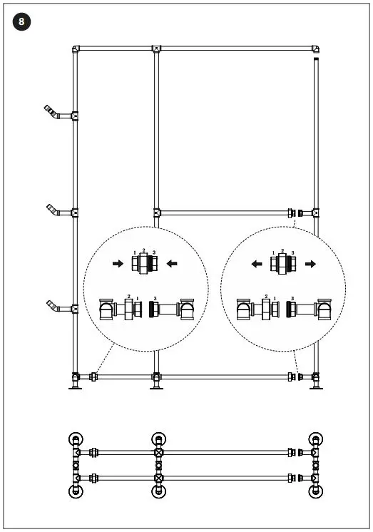 BDA-LIVING-1006521C-Clothes-Rack-with-Shoe-Rack-FIG-9