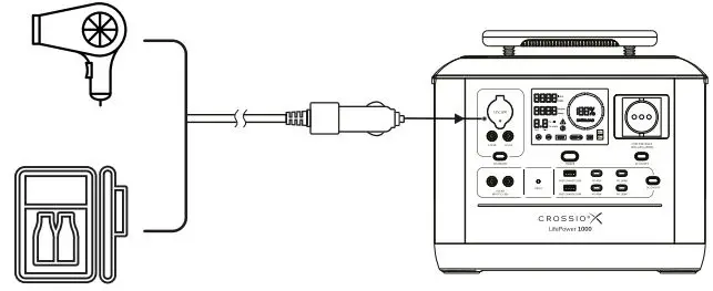 CROSSIO LifePower 1000 Portable Power Station-FIG8