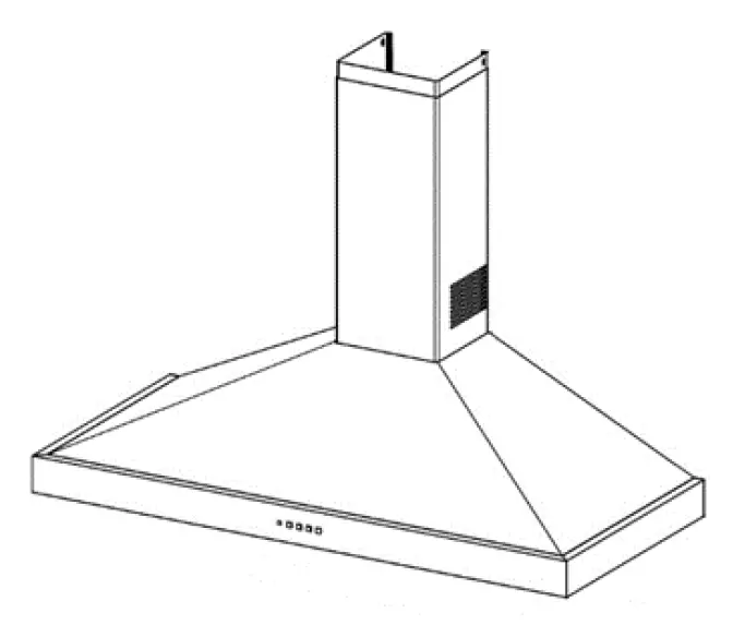 belling 90PYR Cookcentre Chimney Cooker Hood